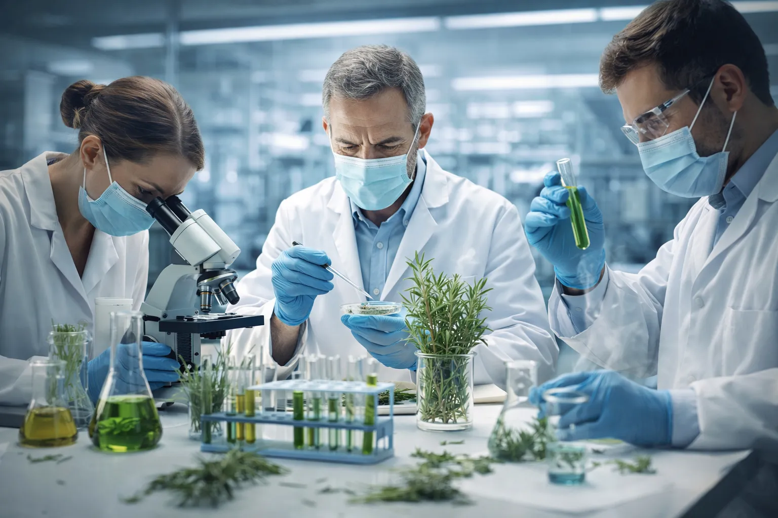 Studio scientifico sull'efficacia del rosmarino per i capelli