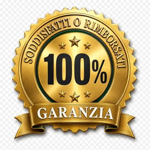 Garanzia soddisfatti o rimborsati 100%
