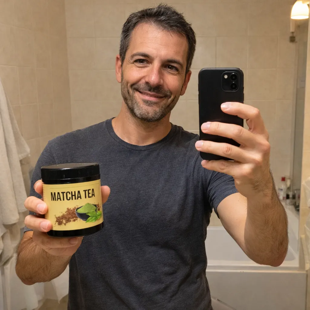 Cliente soddisfatto con Matcha Tea