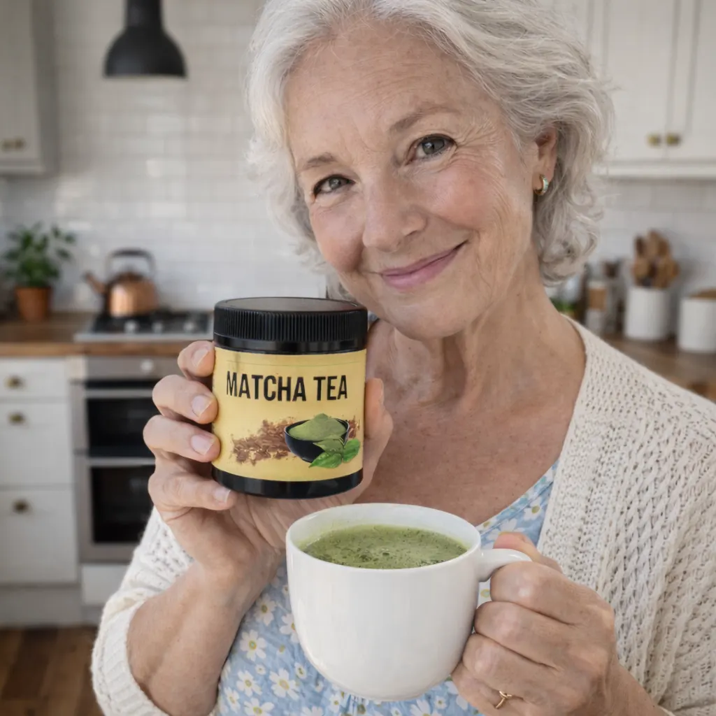 Cliente soddisfatta con Matcha Tea