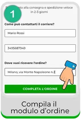 1. Compila il modulo d'ordine