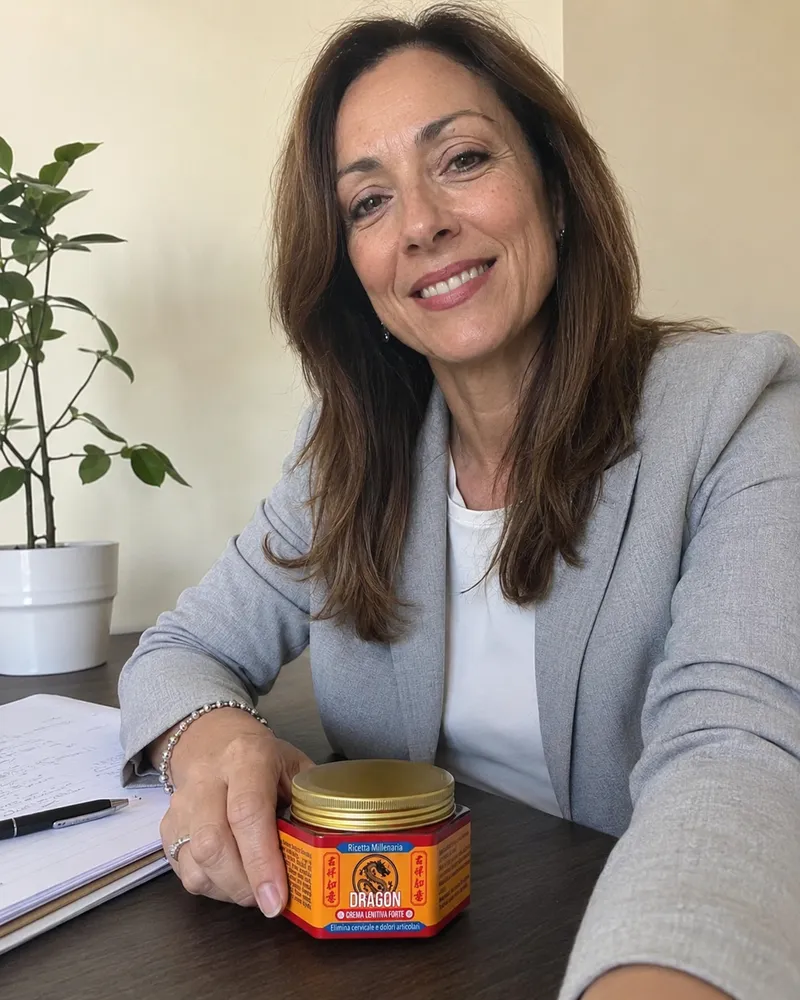Dott.ssa Bevilacqua con Crema del Drago