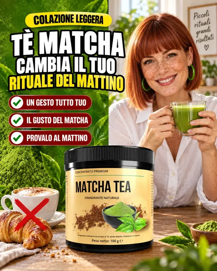 Tè Matcha: cambia il tuo rituale del mattino, la tazza verde al posto di cappuccino e cornetto