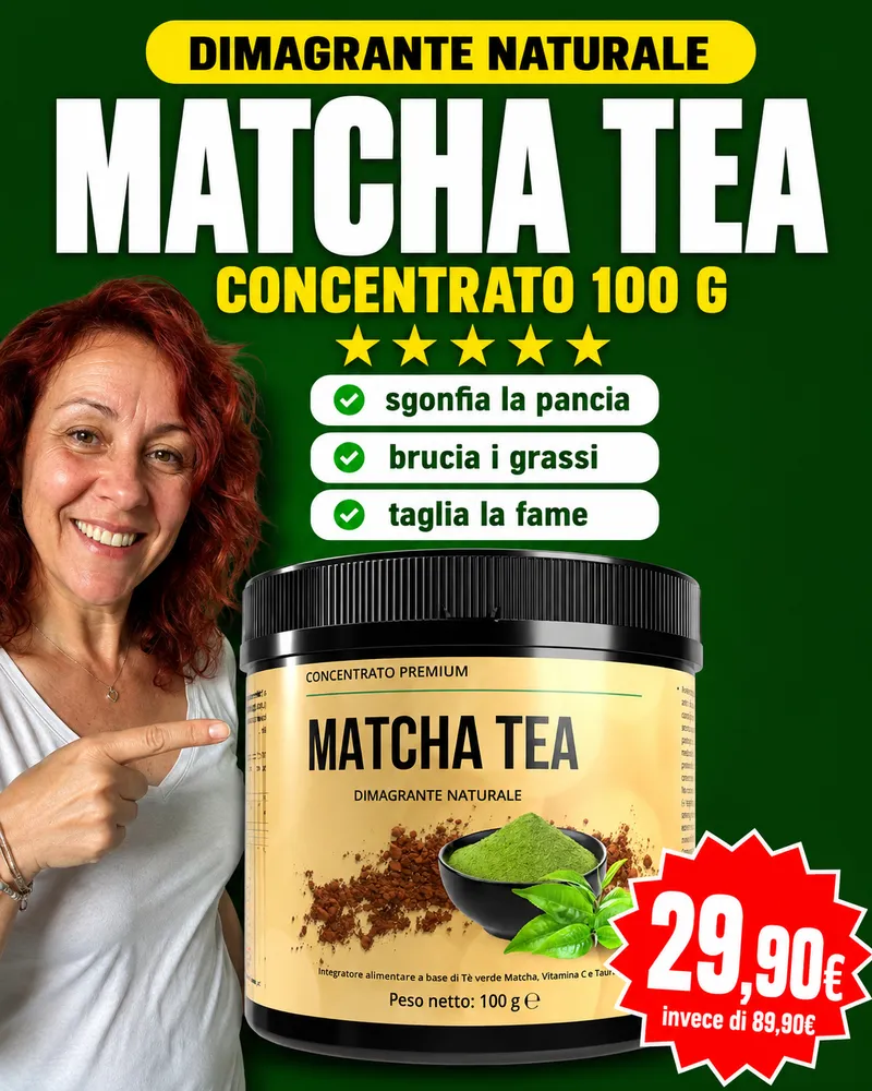 Matcha Tea 100 g concentrato premium, dimagrante naturale