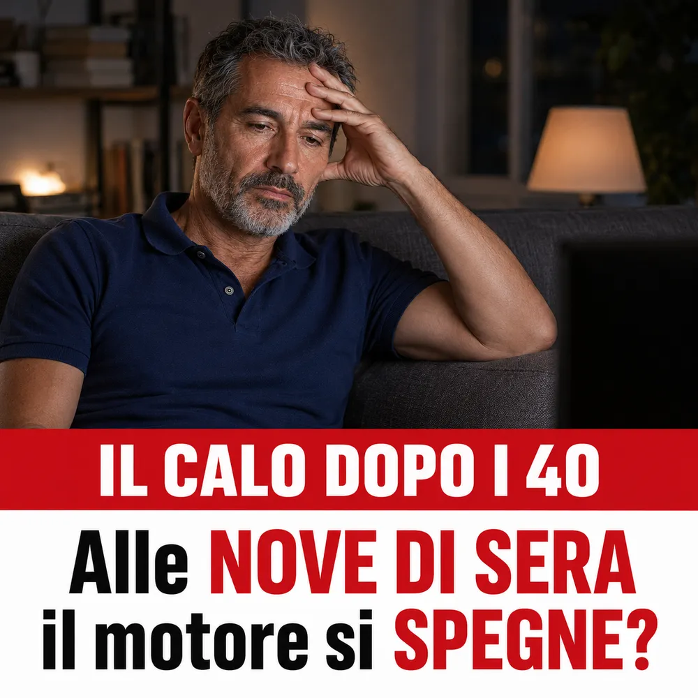 Il calo dopo i 40: alle nove di sera il motore si spegne
