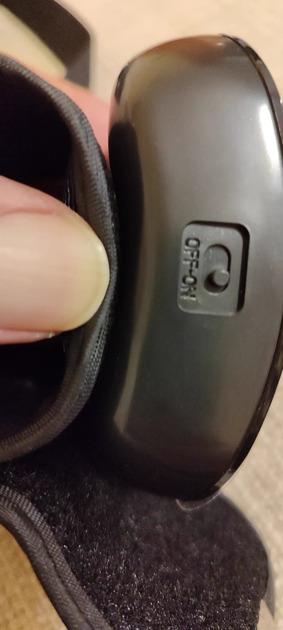 Recensione SmartCare dettaglio pulsante ON OFF