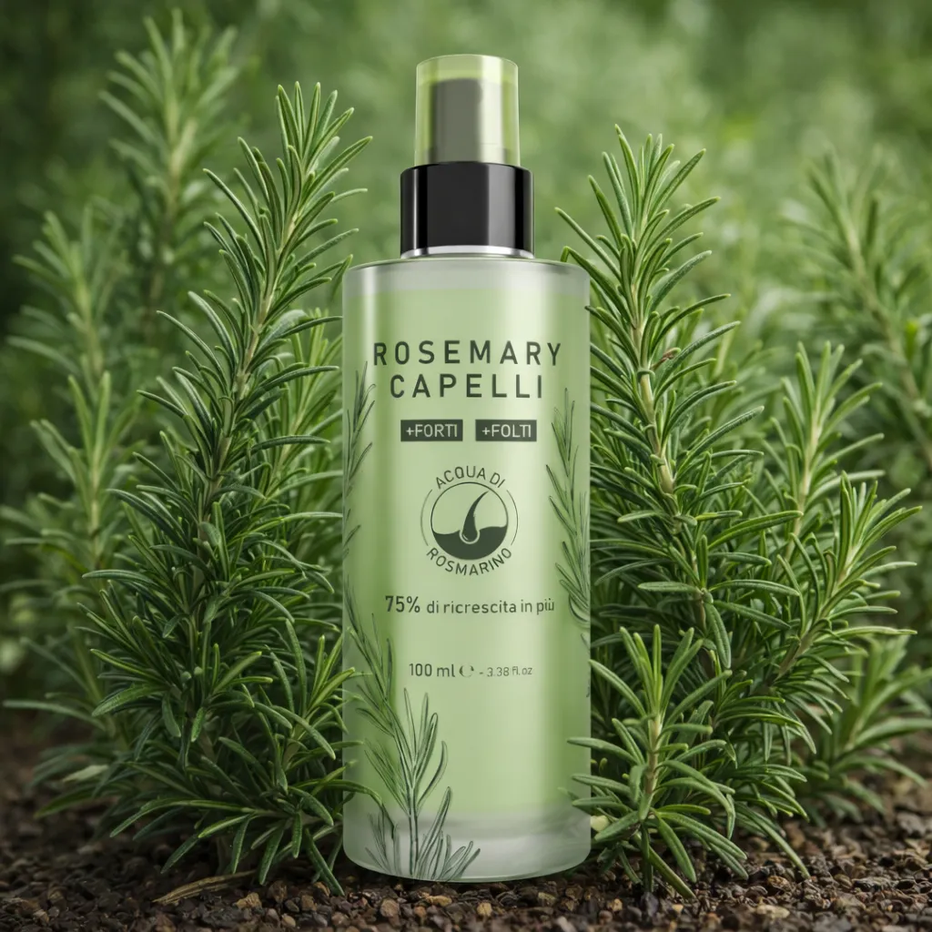 RosMary Spray applicazione capelli
