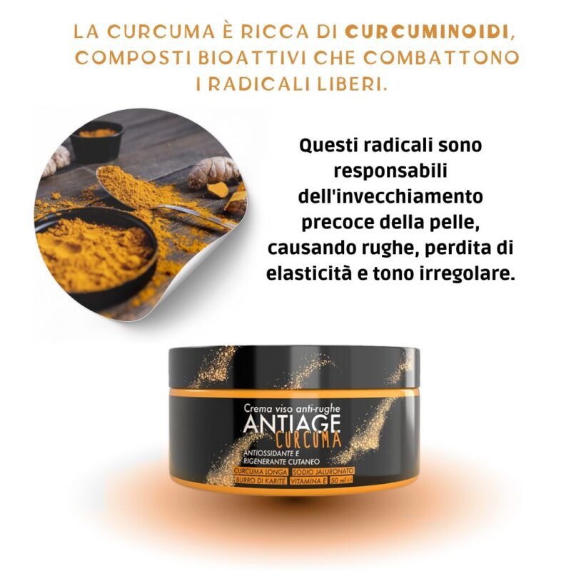 Crema Antiage alla Curcuma