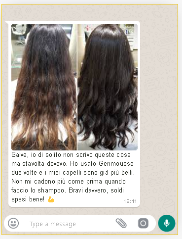 GenMousse 2x1 - Mousse Capelli