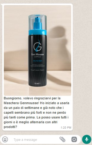 GenMousse 2x1 - Mousse Capelli