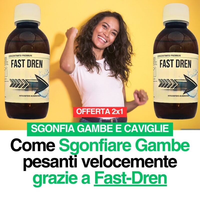 Sgonfia le gambe, depura, cammina leggera: il tuo alleato è Fast Dren