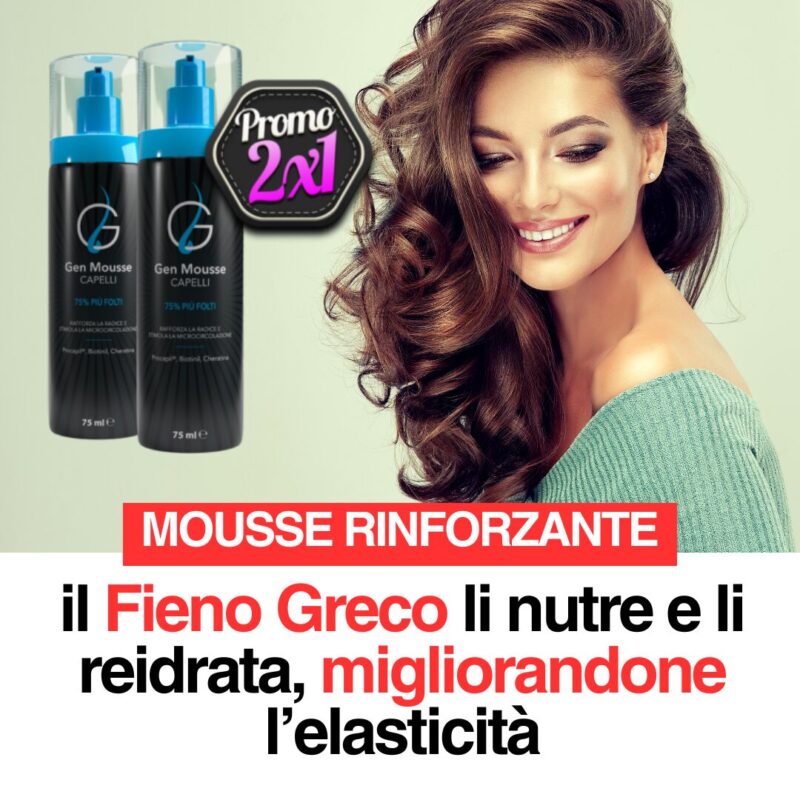 GenMousse 2x1 - Mousse Capelli