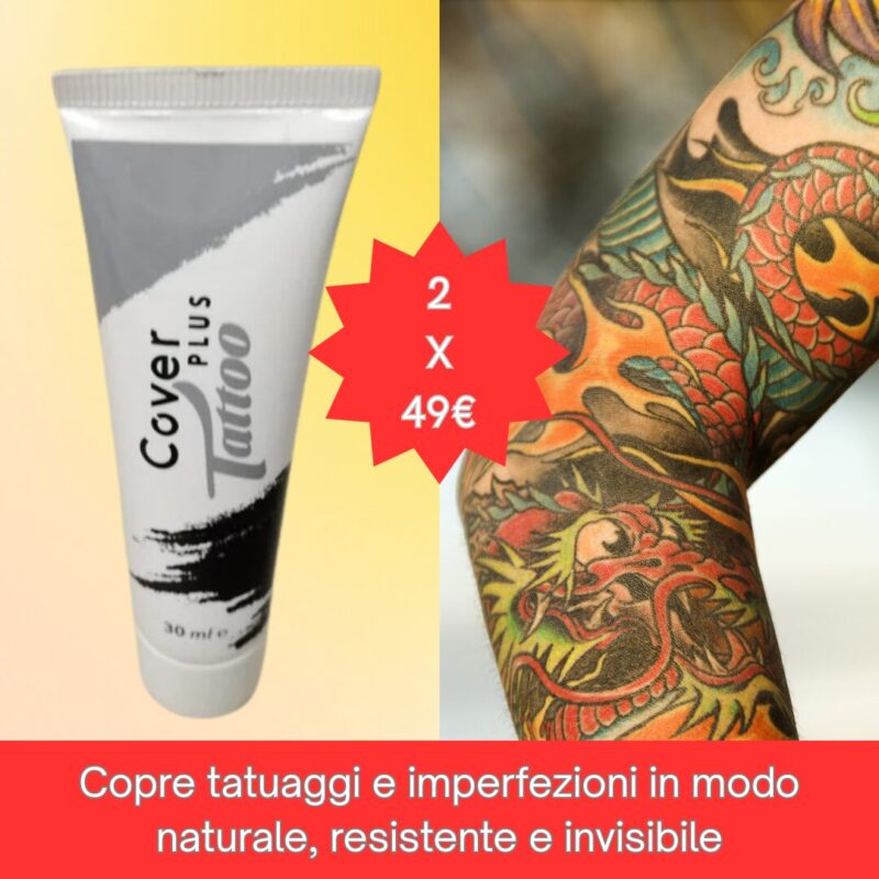 Vuoi coprire un tatuaggio in modo semplice e senza effetto finto? Ecco come fare x1