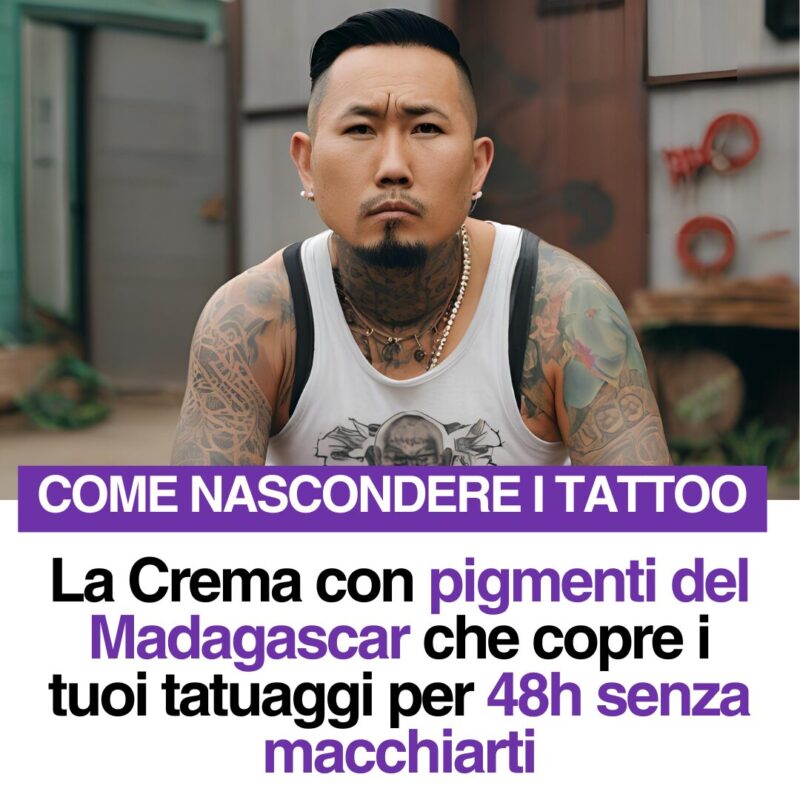 Vuoi coprire un tatuaggio in modo semplice e senza effetto finto? Ecco come fare x1