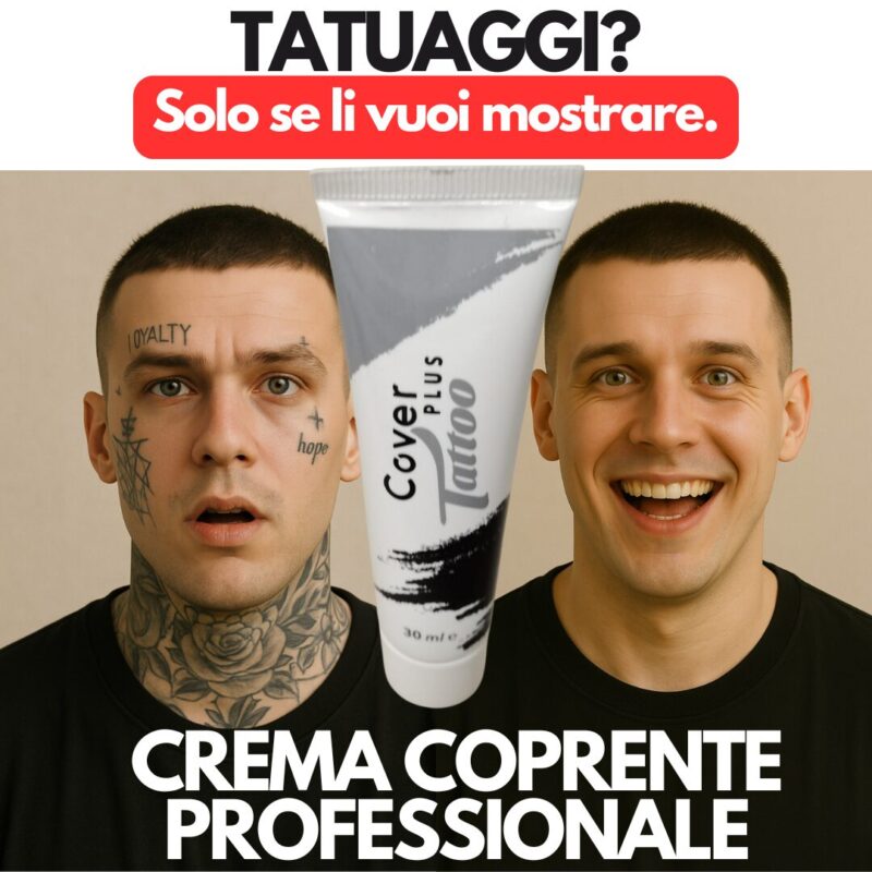 Vuoi coprire un tatuaggio in modo semplice e senza effetto finto? Ecco come fare x1