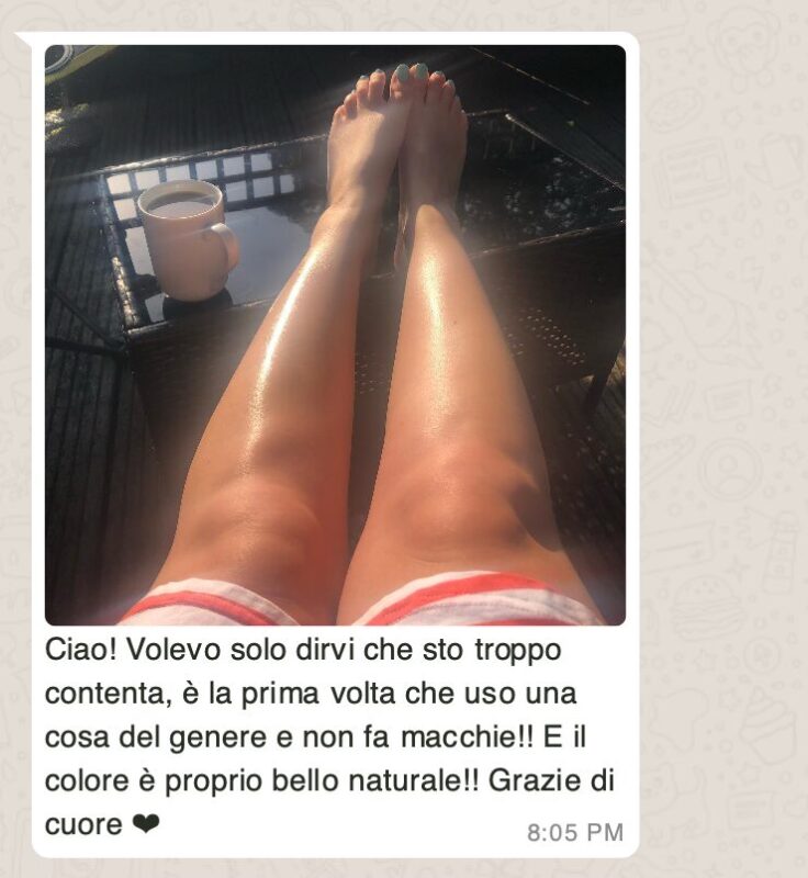 La crema autoabbronzante per una pelle ambrata