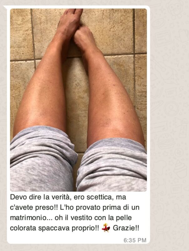 La crema autoabbronzante per una pelle ambrata